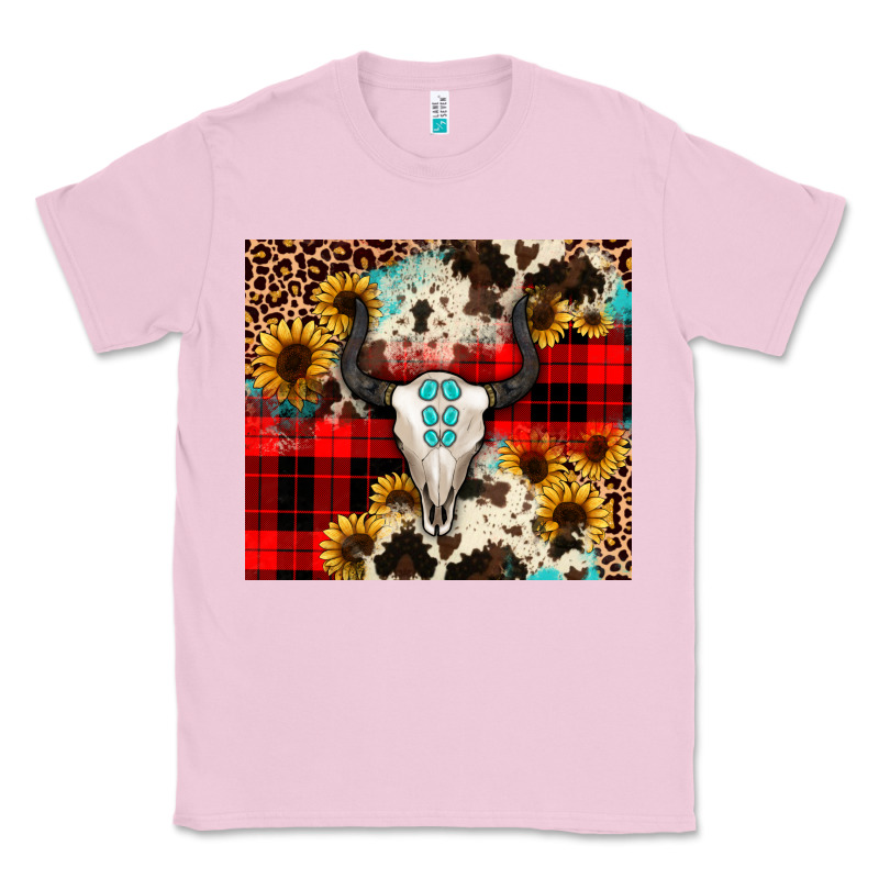 Bullskull Sunflower Classic Tee by JahusDesignShop | Teevron
