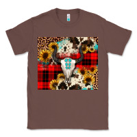 Chestnut bullskull Sunflower Classic Tee - JahusDesignShop