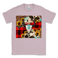 Lilac bullskull Sunflower Classic Tee - JahusDesignShop