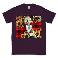 Plum bullskull Sunflower Classic Tee - JahusDesignShop