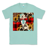 Seafoam bullskull Sunflower Classic Tee - JahusDesignShop