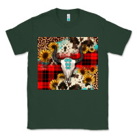 Sports Green bullskull Sunflower Classic Tee - JahusDesignShop