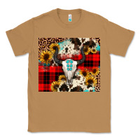 Toasted Coconut bullskull Sunflower Classic Tee - JahusDesignShop