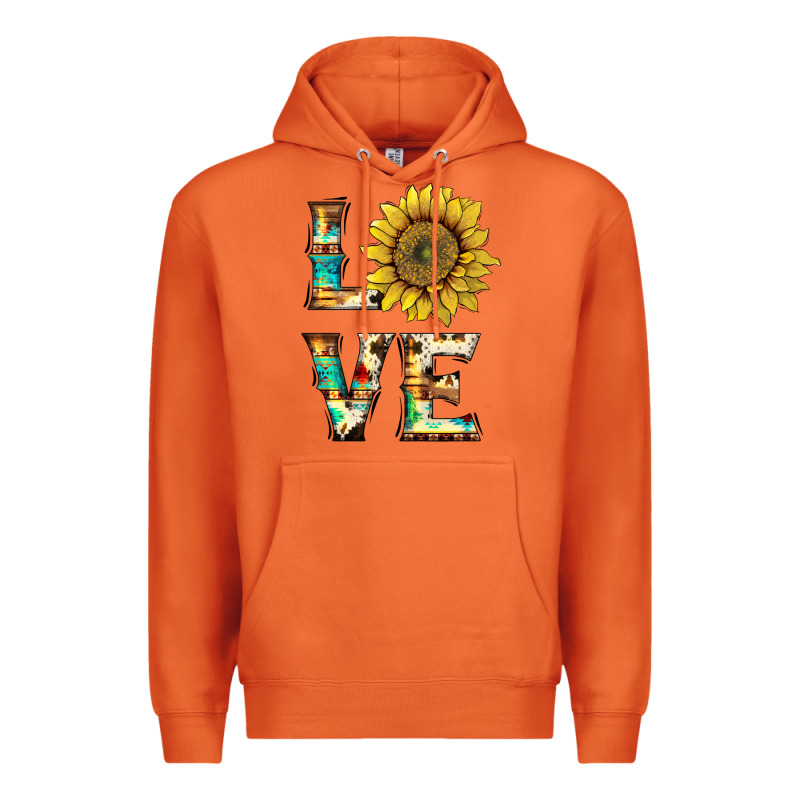 Western Love With Sunflower Premium Hoodie by Artiststas | Teevron