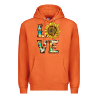 Carrot western love with sunflower Premium Hoodie - Artiststas