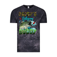 Cloud Black daddy's fishing buddy Vintage Tee - HRA Design Shop