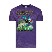 Cloud Purple daddy's fishing buddy Vintage Tee - HRA Design Shop