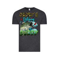 Vintage Black daddy's fishing buddy Vintage Tee - HRA Design Shop