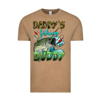 Vintage Coffee daddy's fishing buddy Vintage Tee - HRA Design Shop