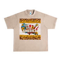 French Oak god bless america square coaster Urban Heavy Tee - HRA Design Shop