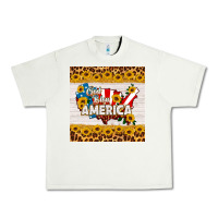 Pistachio god bless america square coaster Urban Heavy Tee - HRA Design Shop