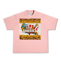 Salmon god bless america square coaster Urban Heavy Tee - HRA Design Shop