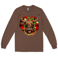 Chestnut highland cow  christmas Long Sleeve Tee - JahusDesignShop