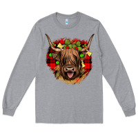 Highland Cow  Christmas Long Sleeve Tee | Teevron