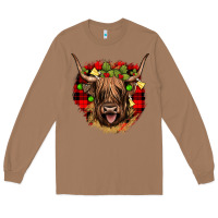 Toasted Coconut highland cow  christmas Long Sleeve Tee - JahusDesignShop