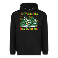 Black put your balls all over me Heavyweight Hoodie - MaliasSmallBusiness