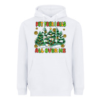 White put your balls all over me Heavyweight Hoodie - MaliasSmallBusiness