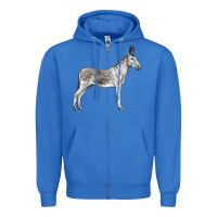 True Royal Andalusian Donkey Zipper Hoodie - LillyAllenDesigns