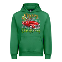 Emerald Merry Christmas truck Urban Hoodie - texasbilliewilder