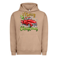 Pigment Burro Merry Christmas truck Urban Hoodie - texasbilliewilder