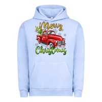 Pigment Grape Ice Merry Christmas truck Urban Hoodie - texasbilliewilder