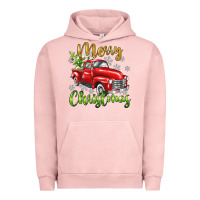 Pigment Salmon Merry Christmas truck Urban Hoodie - texasbilliewilder