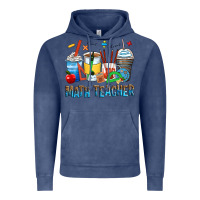 Vintage Denim math teacher coffee cups Vintage Hoodie - Zillion Design Studio