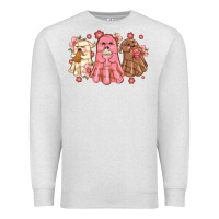 Oatmeal Heather mexican desert ghosts Premium Sweatshirt - MaliasSmallBusiness