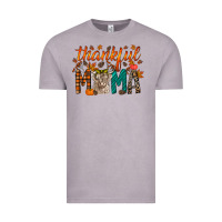 Vintage Zinc thankful mama highland cow Vintage Tee - RacoonDesign