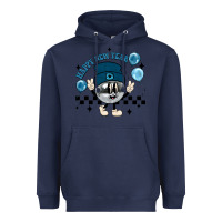 Navy happy new year disco ball Heavyweight Hoodie - MaliasSmallBusiness