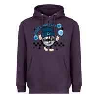 Plum happy new year disco ball Heavyweight Hoodie - MaliasSmallBusiness