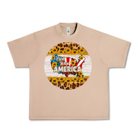 Burro god bless america round coaster Urban Heavy Tee - HRA Design Shop