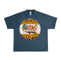 God Bless America Round Coaster Urban Heavy Tee | Teevron