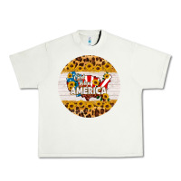 Pistachio god bless america round coaster Urban Heavy Tee - HRA Design Shop