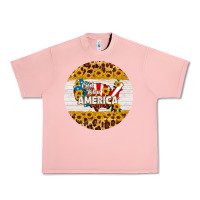 Salmon god bless america round coaster Urban Heavy Tee - HRA Design Shop