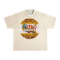 Sandshell god bless america round coaster Urban Heavy Tee - HRA Design Shop