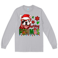 Moon Dust merry pawmas christmas french bulldog Long Sleeve Tee - Jasminsmagicworld