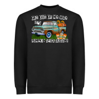 Black Get Out Of My Way It's Pumpkin Spice Season Heavyweight Sweatshirt - CowhideDigitalArt