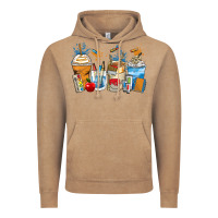 Vintage Coffee art teacher coffee cups Vintage Hoodie - Zillion Design Studio