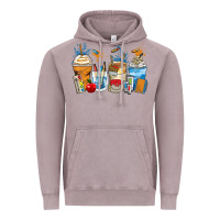 Vintage Zinc art teacher coffee cups Vintage Hoodie - Zillion Design Studio