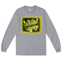 Heather Grey just lucky Long Sleeve Tee - AdoDesignShop