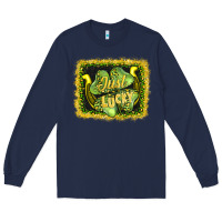 Navy just lucky Long Sleeve Tee - AdoDesignShop