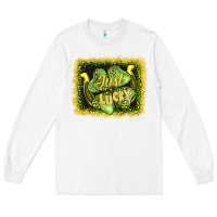 White just lucky Long Sleeve Tee - AdoDesignShop
