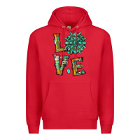 Red love with gemstone Premium Hoodie - Artiststas