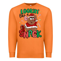 Carrot lookin' like a snack christmas character Premium Sweatshirt - MaliasSmallBusiness