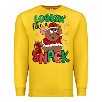 Lemon lookin' like a snack christmas character Premium Sweatshirt - MaliasSmallBusiness