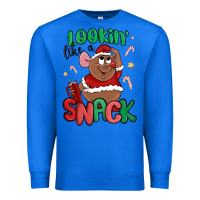 True Royal lookin' like a snack christmas character Premium Sweatshirt - MaliasSmallBusiness