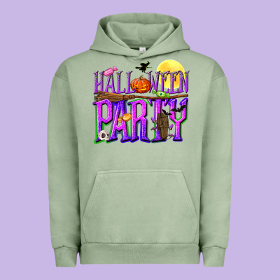 Halloween Party Urban Hoodie Designed By Nancycooperartshop