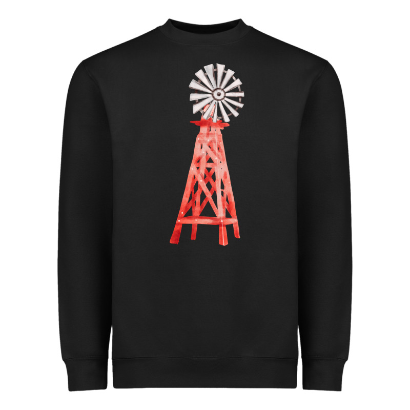 Windmill Fa Element Heavyweight Sweatshirt by FaDigitalArtStudio | Teevron