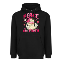 Black peace on earth Heavyweight Hoodie - MaliasSmallBusiness